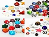 Schmucksteine Hotfix & Normal 2-6mm (Mega Multi Size Mix), 200 Stück