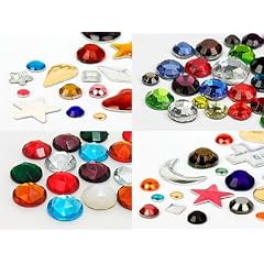 Schmucksteine Hotfix & Normal 2-6mm (Mega Multi Size Mix), 200 St�ck