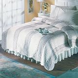 Review DirectForSale  / Blue Floral Queen Quilted Comforter