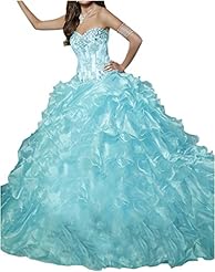 Organza  Beaded  Ball Gown Pageant Dress/Quinceanera Dress 