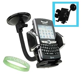 Suction Cup Car Windshield and Vent Mount for PDA Smart Phone iPod iPhone Blackberry and treo - Universal fits everything from 50mm. to 90mm (1.9 to 3.5 inches) + Live*Laugh*Love Wristband!!!
