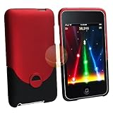 HARD CASE RED FOR Apple iPOD i Touch 3G 3RD Generation + Screen Protector