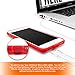 iPhone 6+ Plus/ 6S+ Plus Silicone Battery Case Ultra Slim NOHON 2800mAh Portable Protective Charging Case for Apple iPhone 6+ Plus/ 6S+ Plus 5.5 inch (Red)