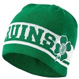 NHL Old Time Hockey Boston Bruins St. Patrick's Day Delany Knit Beanie - Green