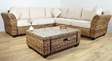 Conservatory furniture KINGSTON ABACA (Banana leaf) 236cm x 236cm sides Designer Corner Suite