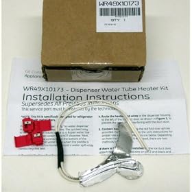 General Electric WR49X10173 DISPENSER WATER TUBE HTR