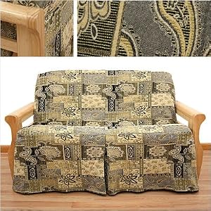 Casablanca 5 Piece Pillow Full Skirted Futon Cover Set