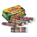 Twistable Crayons, Six Each of Eight Colors, 48 per Set
