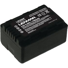 AWM Lenmar Liz308P Panasonic Vw-Vbk180 Replacement Battery - Photo Batteries