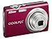 Image of Nikon Coolpix S230 Digitalkamera (10 Megapixel, 3-fach optischer Zoom, 7,6 cm (3 Zoll) Display) rot