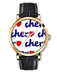 SPRAWL Aanalog Fashion Series Gold Ladies Watches of Genuine Black Leather Strap,Unique Wrist Watch for Women Girls Designed with Cher