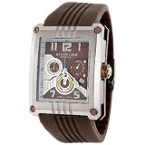 Stuhrling Original Men's 269.3376K59 Madman L.E. Swiss Chrono Brown Dial Watch