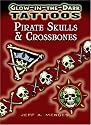 Glow-in-the-Dark Tattoos Pirate Skulls & Crossbones