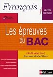 Les �preuves du Bac Fran�ais : Classes des lyc�es