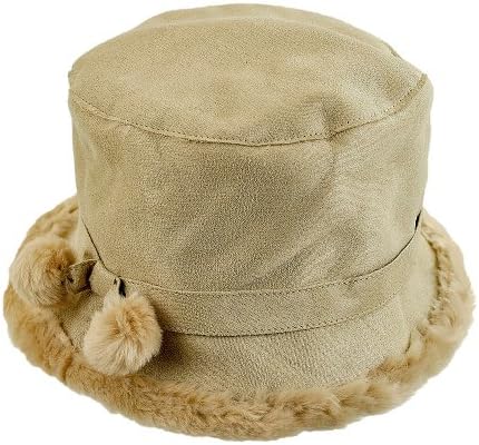sur la tete Siberian Bucket Hat (1-Size, Camel)