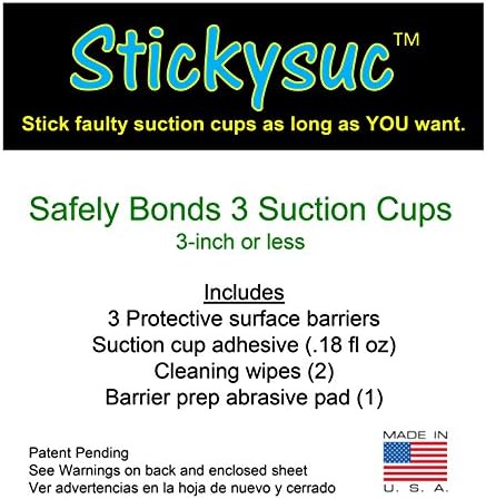 Stickysuc - Make Suction Cups Stick - Don't Buy a Replacement Suction Cup Mount