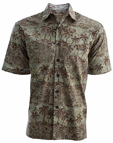 Coastal Dusk Mens Cotton Batik Shirt By Johari West
