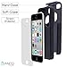 unnito iPhone 5C Case – Hybrid Commuter Case | Slim Cover with Hard Shell Design and Soft Inner Layer Compatible with iPhone 5C White Case - Pastel Sweet