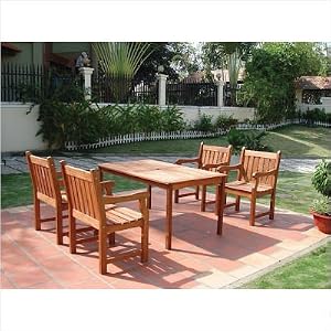 Balthazar Five Piece Dining Set with Armchairs by 