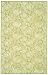 9'6" x 13'6" Rectangular Safavieh MSR1642B-10 Bud Color Hand Hooked Chinese "Martha Stewart Collection" Art Moderne Design Rug