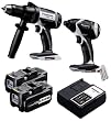 Panasonic EYC159LR Cordless, Battery Powered, Rechargeable 18V Hammer Drill Driver / Impact Driver Combo