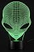 3D Lamp USB Power 7 Colors Amazing Optical Illusion 3D Grow LED Lamp Alien Shapes