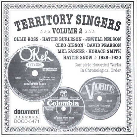 CD-Charts  Search : Territory Singers Vol.2 1928-1930