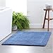 Pinzon Luxury Reversible Cotton Bath Mat - 30 x 50 inch, Marine