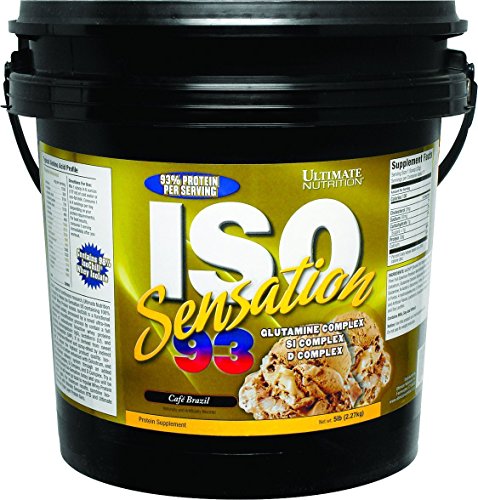 Ultimate Nutrition Iso-Sensation 93 Cafe Brazil 5 Lbs