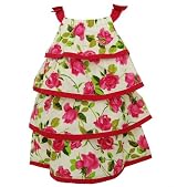 Donita Print Tiered Dress