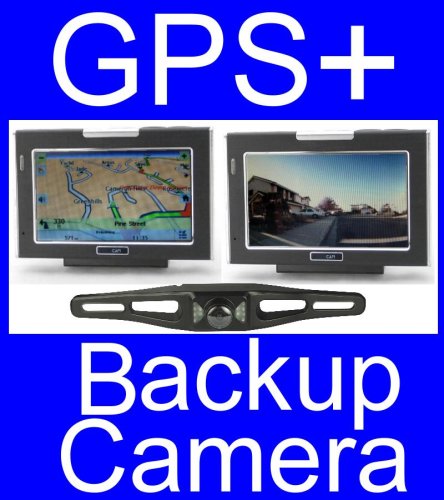 4UCam 4.3-Inch Widescreen Portable GPS Navigator Touch Screen with Wireless BACKUP CAMERA Day & Night MP3, Image Viewer, Video Player
