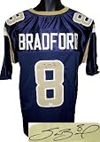 Sam Bradford signed St. Louis Rams Navy Prostyle Jersey- JSA Hologram