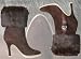 Authentic New GUCCI Womens Suede Ankle Boots Shoes