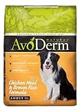 AvoDerm Natural Chicken Meal and Brown Rice Formula Adult Dog Food, 15-Pound