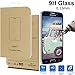 Galaxy S6 Screen Protector,by Hilda,Tempered Glass,for Samsung Galaxy S6,9H Hardness,2.5D Edge,Anti-Scratch,Case Friendly-Siania Retail Package