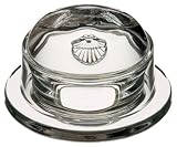 La Rochere Glass Butter Dish, Shell, Set of 2