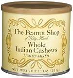 Review The Peanut Shop of Williamsburg  / The Peanut Shop of Williamsburg Indian Cashews, 11-Ounce Tins (Pack of 3)