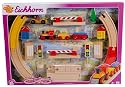 Eichhorn 100002110 - Holz-Eisenbahn, Schienenbahn inklusive  Zubeh&ouml;r, 10x45 cm