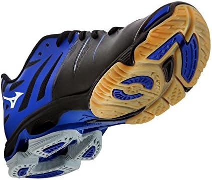 Mizuno Wave Lightning Z Women's Volleyball Shoes - Black & Royal (Women's 9)