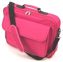 17" Hot Pink Laptop Computer Case Notebook Bag