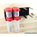 Gew�rzregal Regal f�r Tupperware Gew�rzriesen und Gew�rzzwerge - schwarz