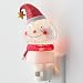 St. Nicholas Square Snowman Snowglobe Nightlight