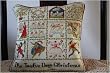 Gorgeous Wool Needlepoint Christmas Cushion Cover S