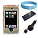 Ipod Touch 2nd and 3rd generation Rhinestones Pearl Heart Back Cover + Screen Protector + Retractable Car Charger + Wristband