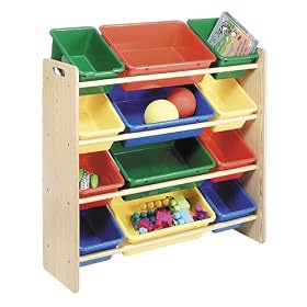 Whitmor Kids 12-Bin Organizer - Primary