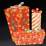 Set of 3 Printed Gel Presents 3D Lighted Outdoor Christmas Yard Art