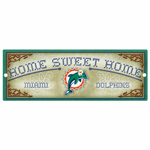 NFL Miami Dolphins 6-by-17 Wood 
