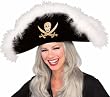 Adult Black Pirate Hat - Adult Std.