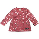 【H27年秋冬物】 chocola(ショコラ) 天竺総柄長袖チュニックTシャツ 130cm/カメリアオレンジ NO.CH-1512-12024