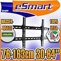 eSmart TV Wandhalterung LCD / PLASMA TV | 76-163 cm | 30-64 Zoll | VESA 100-700 | Neigbar | Schwarz | Montagelöcher am TV max. 715 x 480 mm (Breite x Höhe)